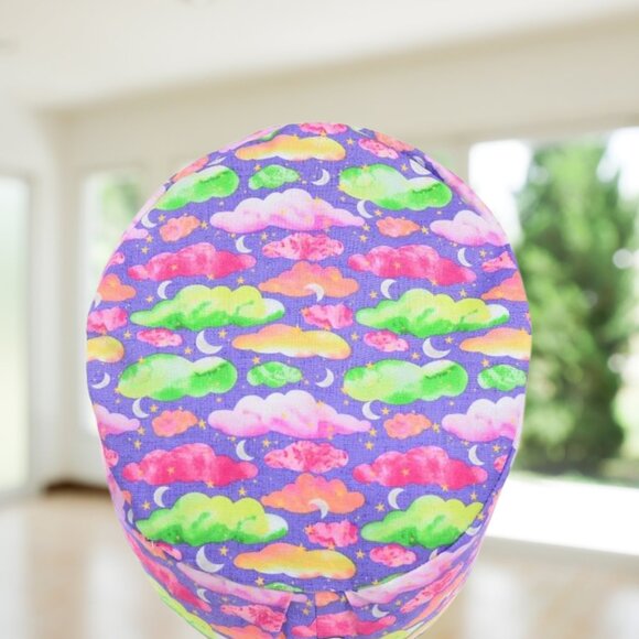 PREMIUM Magic Skies ~Euro Scrub Cap~ Unisex Nurse Cap, Scrub Hat, CNA, NP, Tech - Picture 2 of 3